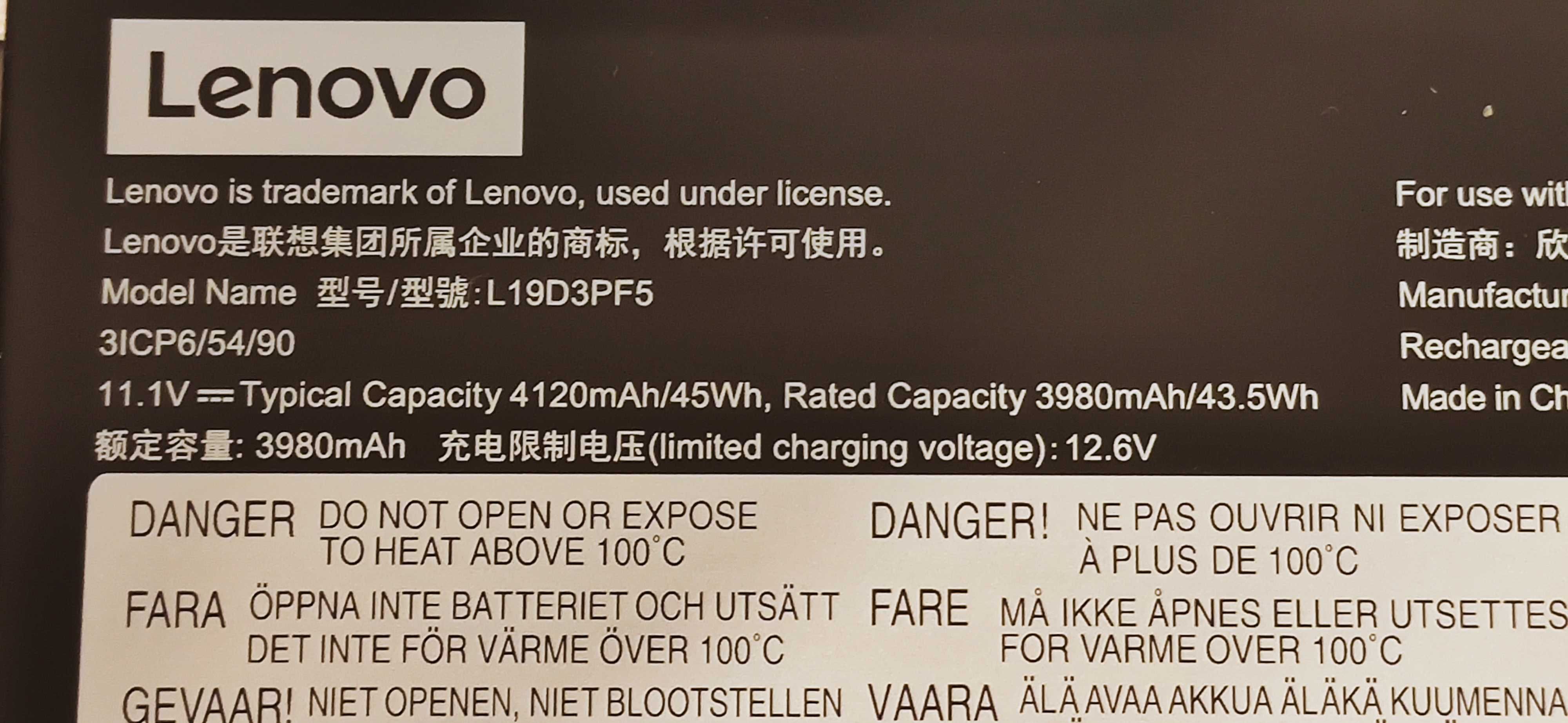 Baterie originala extinsa Lenovo Ideapad S145 320 330 520 3ICP6/54/90