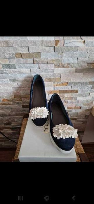 Balerini bluemarine 100% piele, masura 37,5