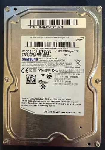Hard disk HDD Samsung HD103SJ 1 TB