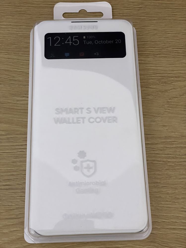 Husă Samsung Smart S View Cover A42 5G White