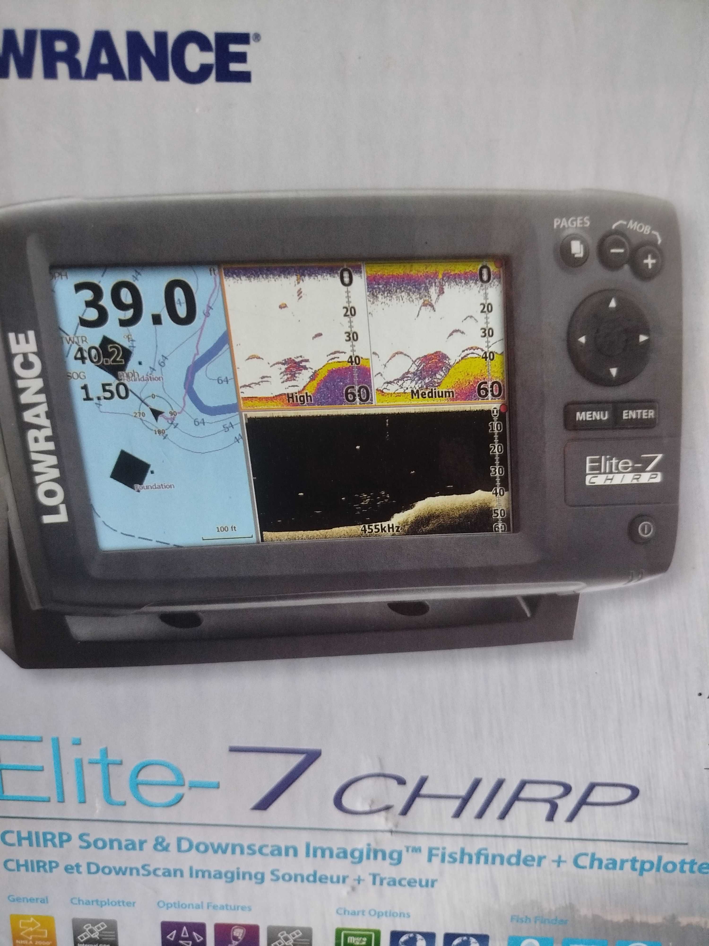 Сонар Lowrance 7 Elite Chirp.