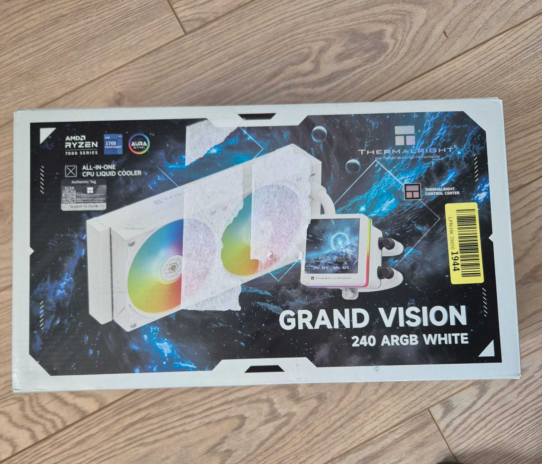 Cooler Procesor AIO Thermalright Grand Vision 240 White ARGB