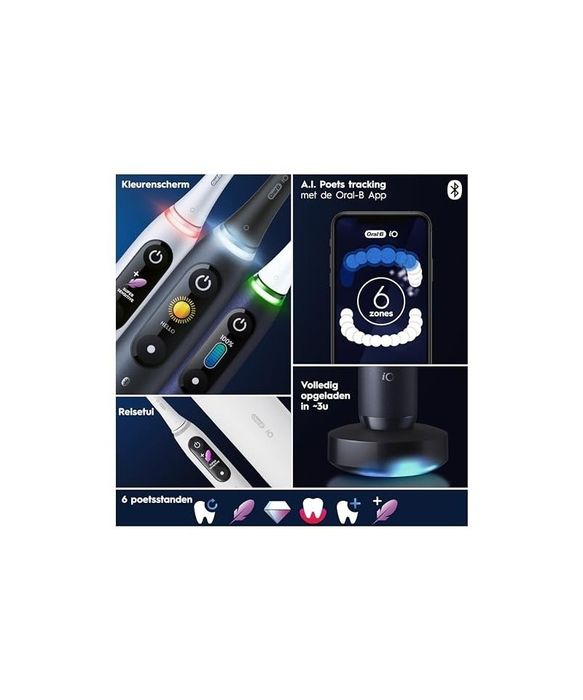 Periuta de dinti electrica Oral-B iO8 Plus, alb