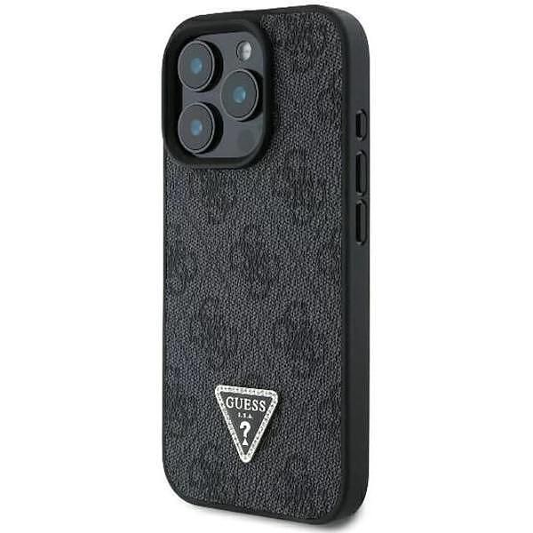 Guess - leather 4g triangle strass (guhcp16lp4tdpk) - калъф за iphone