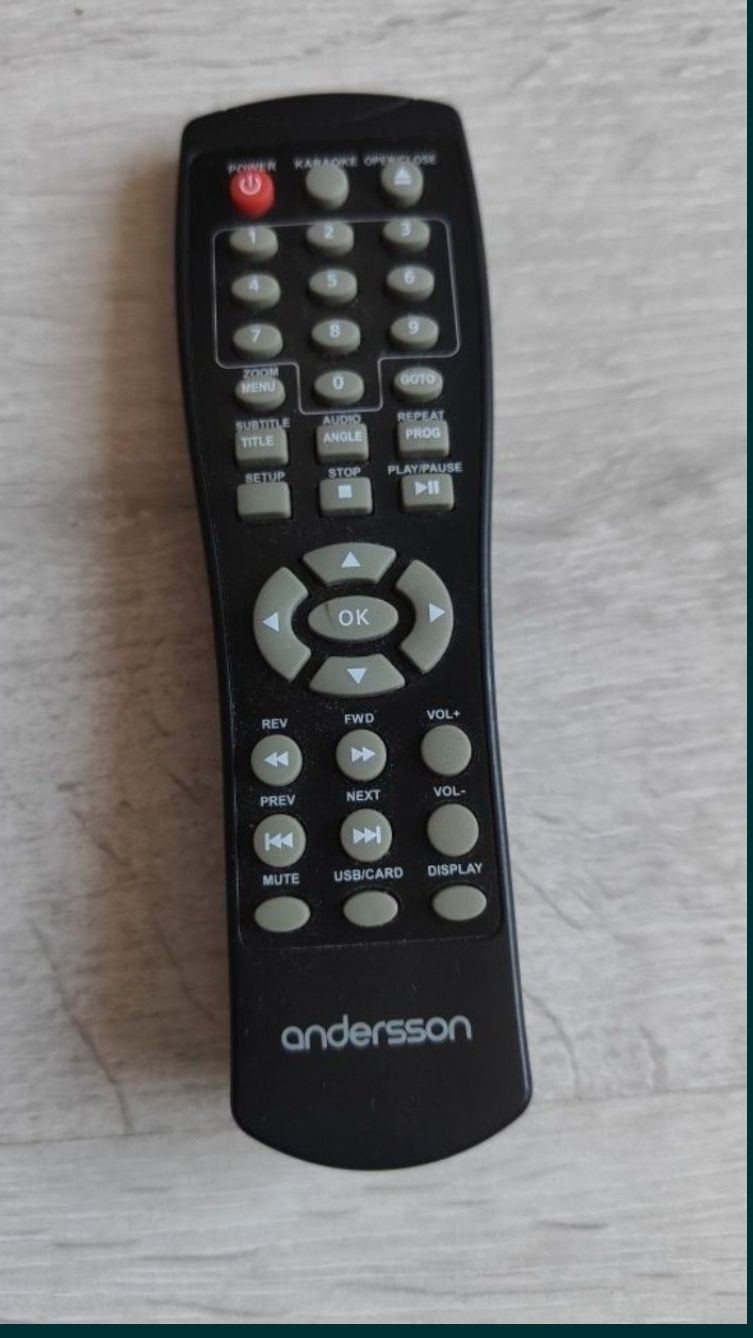 Telecomanda Andersson DVD Player DVPHD-240 Karaoke