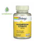 Витамин Магний - Solaray, Magnesium Citrate, 400 mg, 90 Capsules