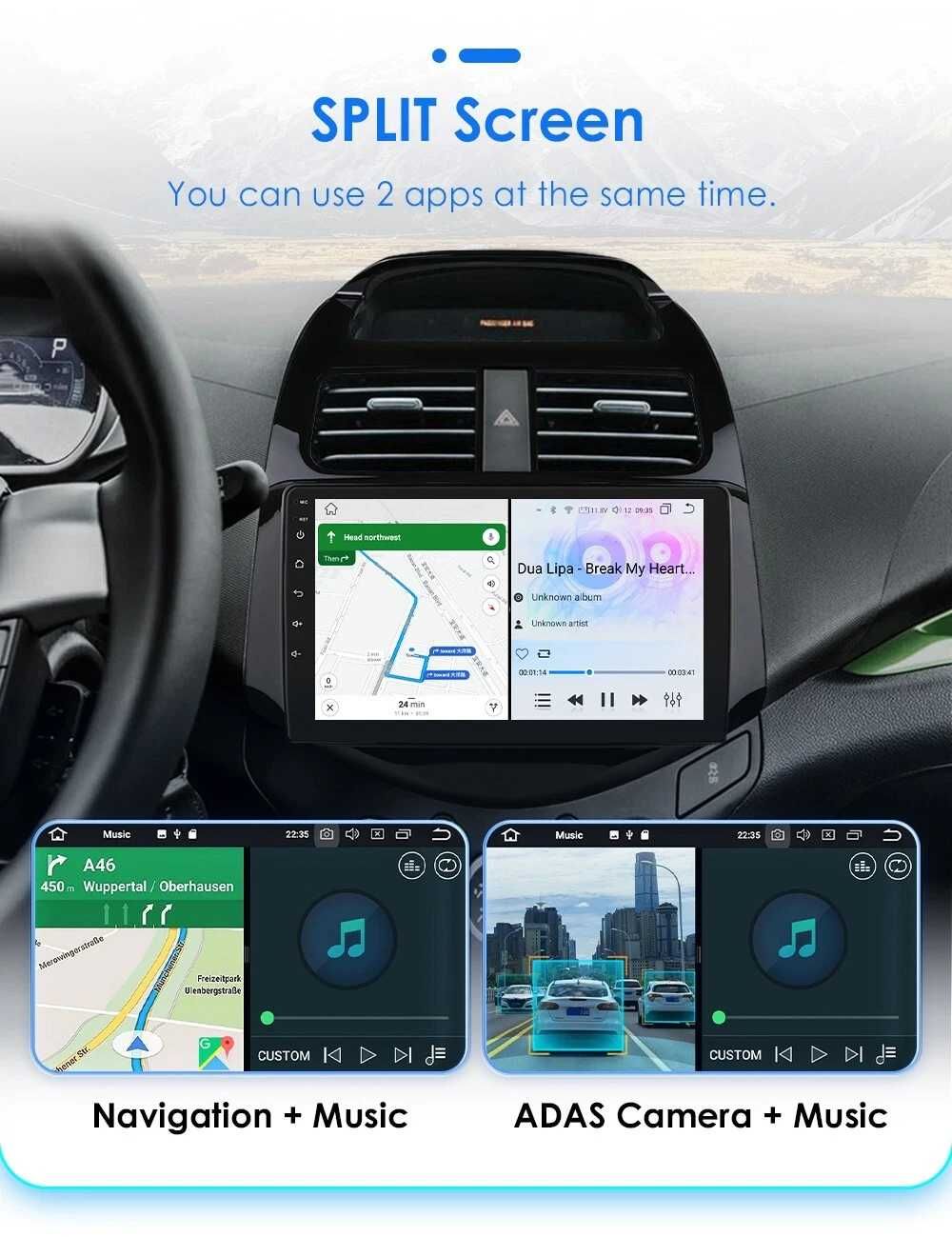 Мултимедия за Chevrolet Spark Matiz Beat Creative Навигация с Android