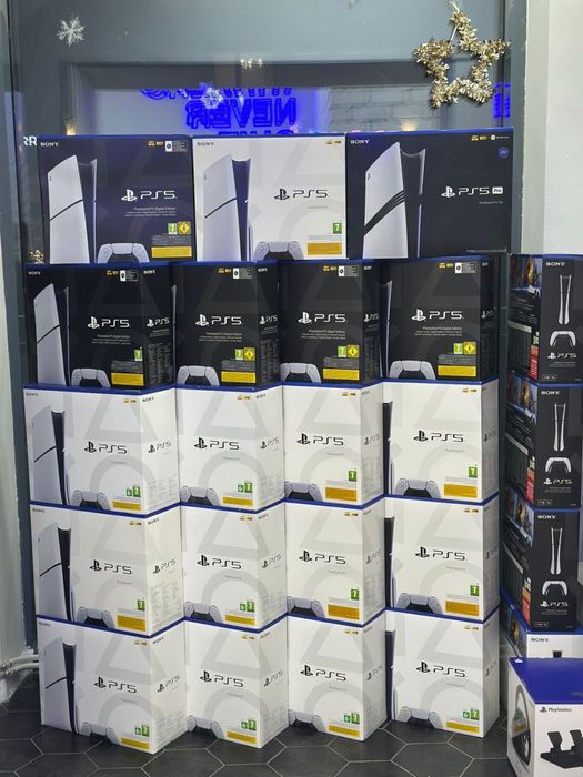 Playstation 5 Slim Новые с гарантией (3 игры в подарок)
