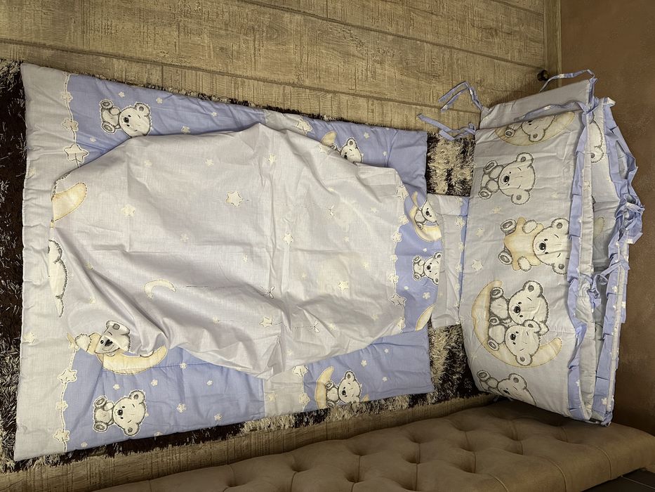 Lenjerie MyKids Bear On Moon Blue