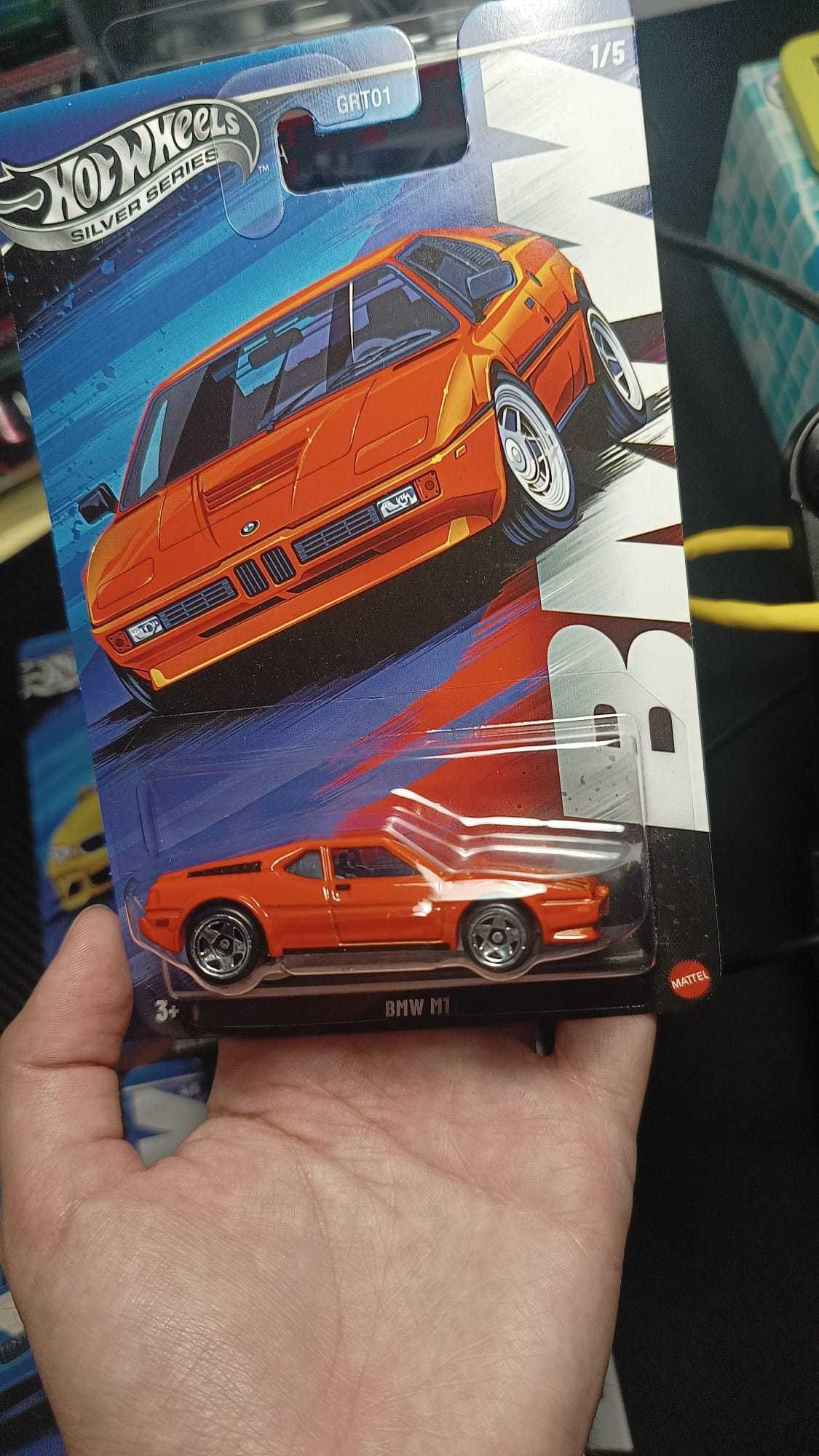Set Mașinuțe (5) Hot Wheels BMW M1 M2 M3 M4 M5 E30 E39