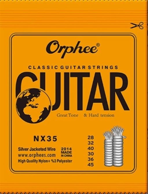 Corzi chitara clasica nylon Orphee strings
