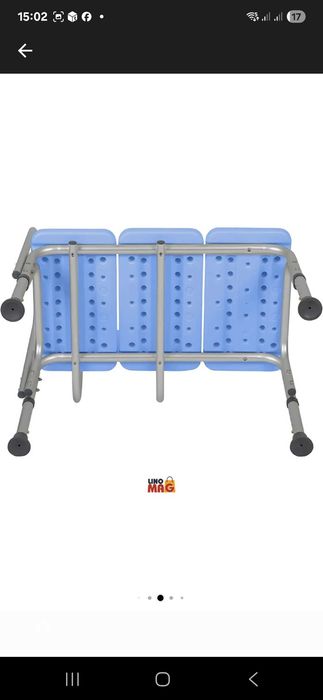 Scaun de baie tip banca