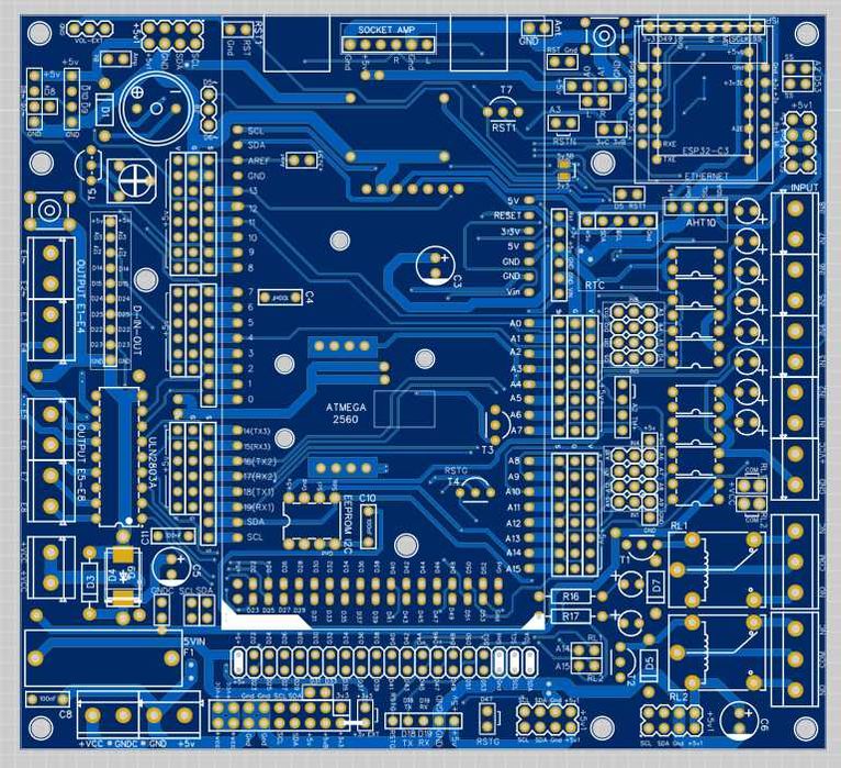 PCB-Shield - Arduino Mega, Nano, ESp32