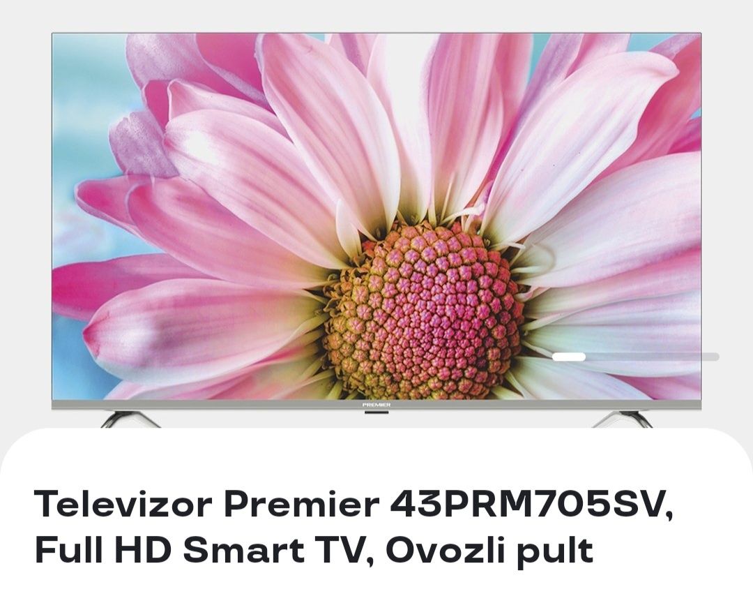Premier smart tv 43 сотилади