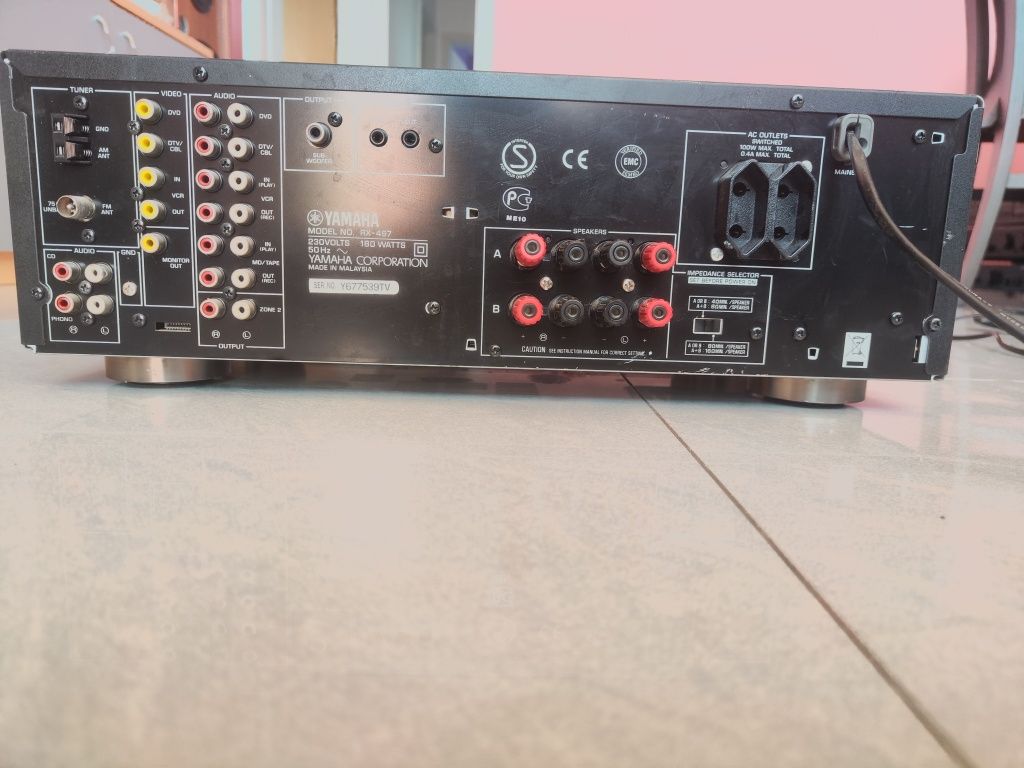 Receiver Yamaha RX-497 + Тонколони Quadral AC 3100