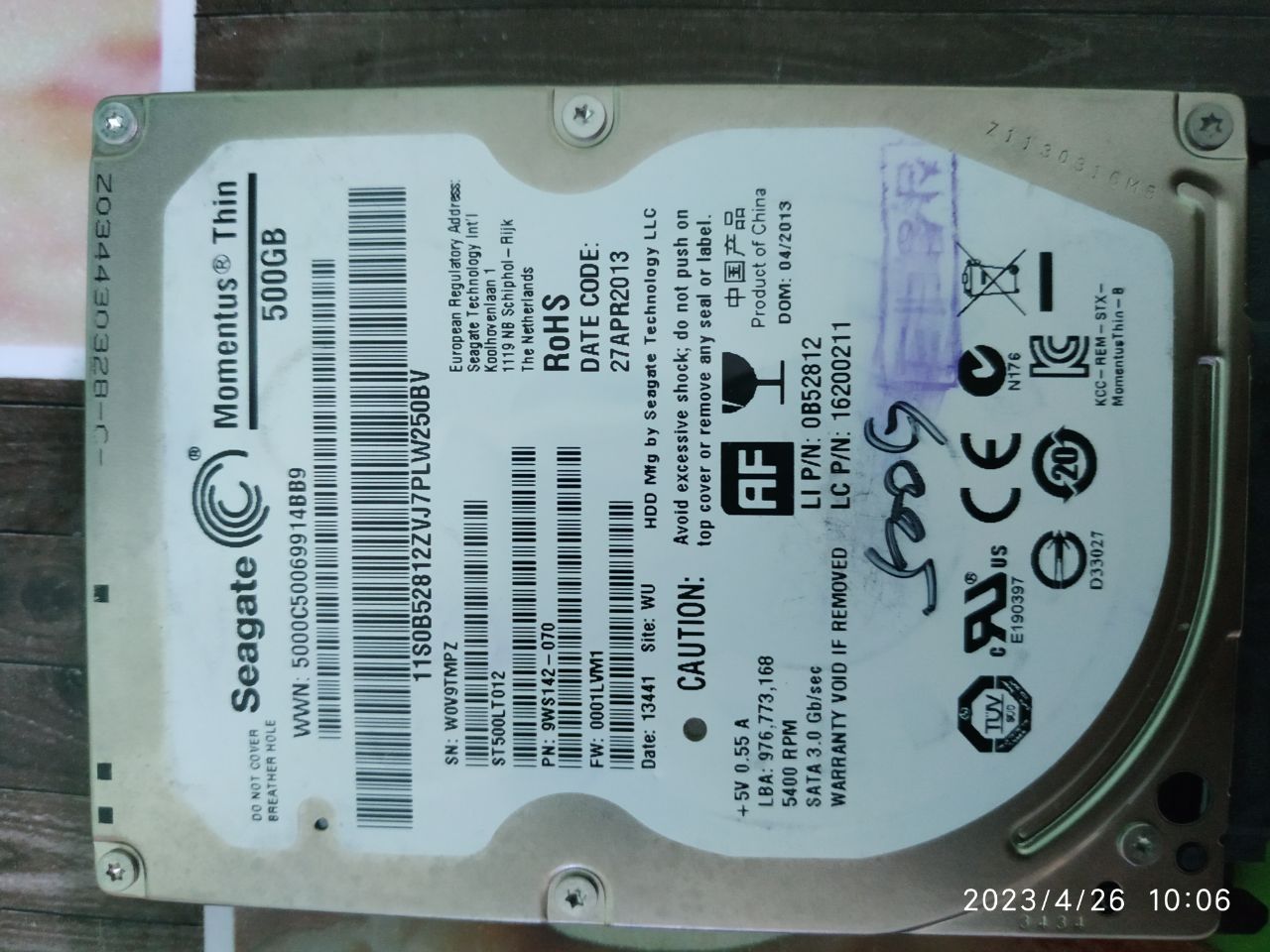 HDD 500, 640 gb sotiladi