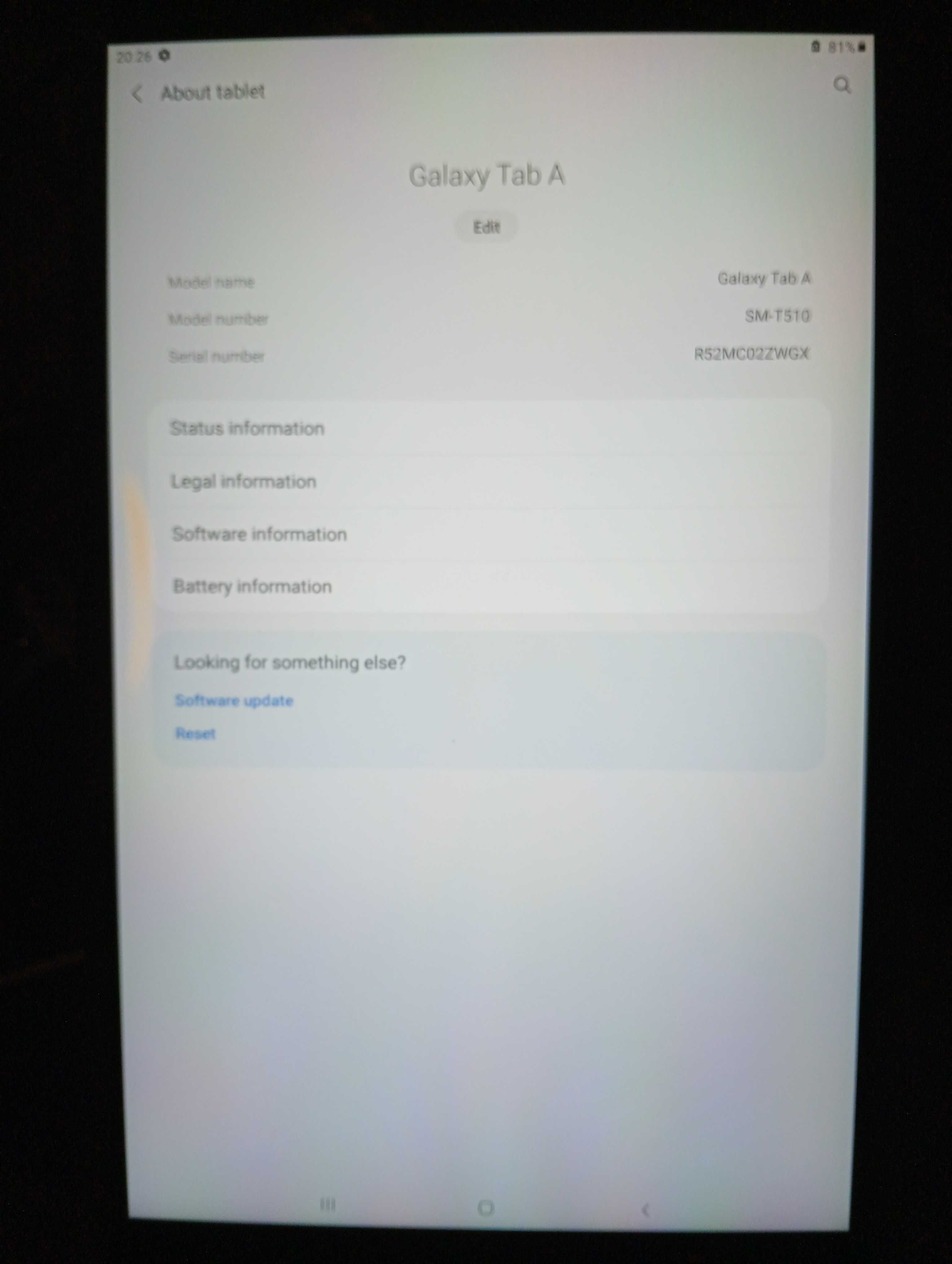 Tableta Samsung Galaxy TAB A