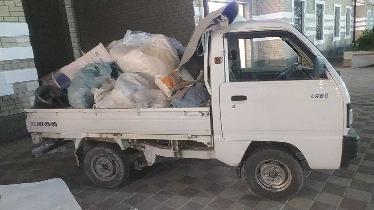 Чикинди ташиш  вывоз мусора