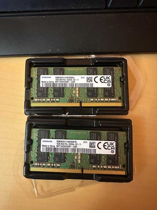 ~WOW~ Kit Memorie RAM 32GB (2 x 16gb) sodimm DDR4 SAMSUNG CL22 3200Mhz