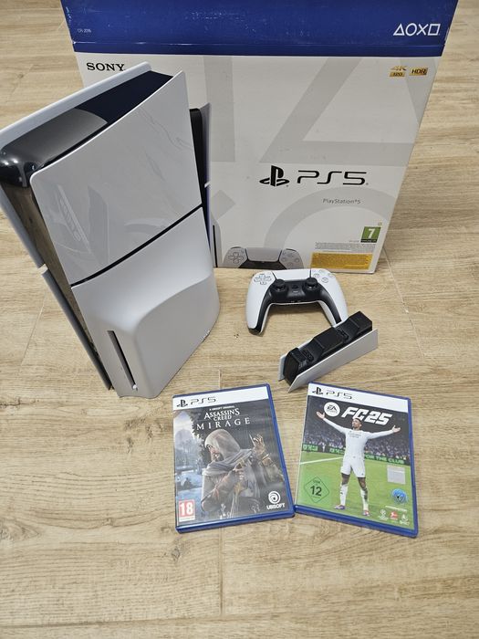 Ps5 slim disc cu garantie 2 jocuri