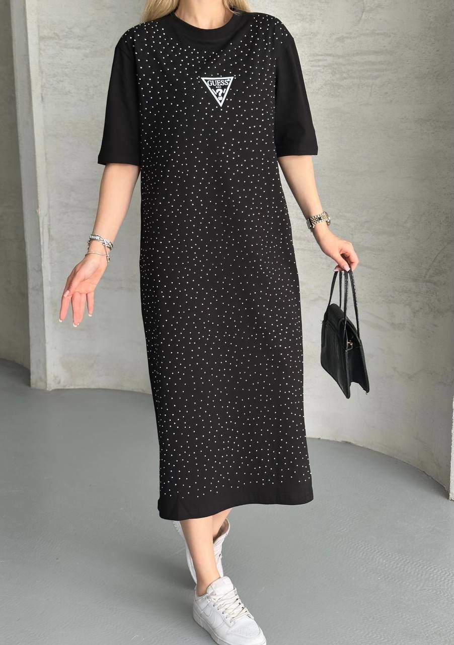 Rochițe Guess cu pietre material bumbac