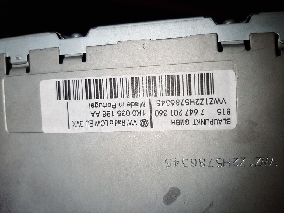 Radio CD volswagen golf 5 GTI