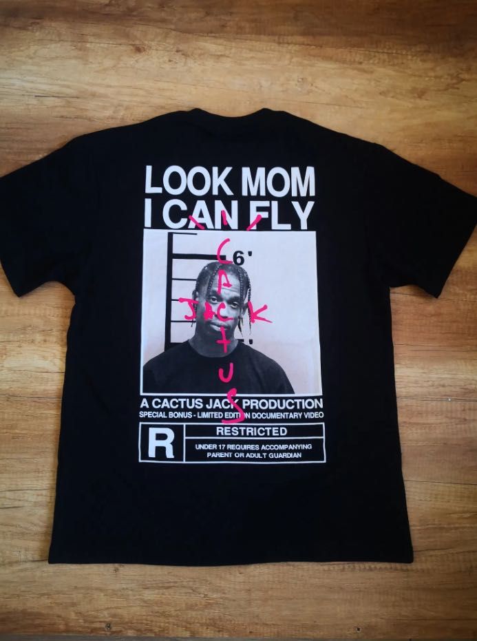 Look mom i can fly- Travis Scott тениска
