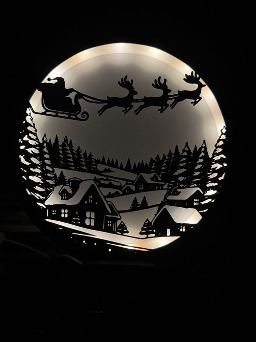 Lampa ornamentala de craciun cu LED.