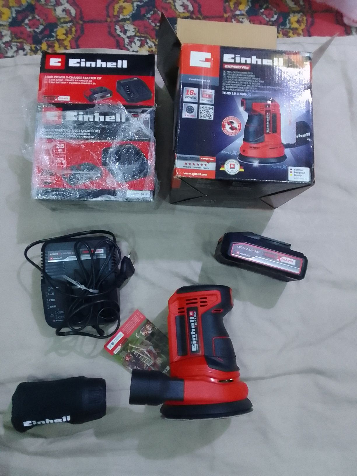 Einhell 18v наждак апарат
