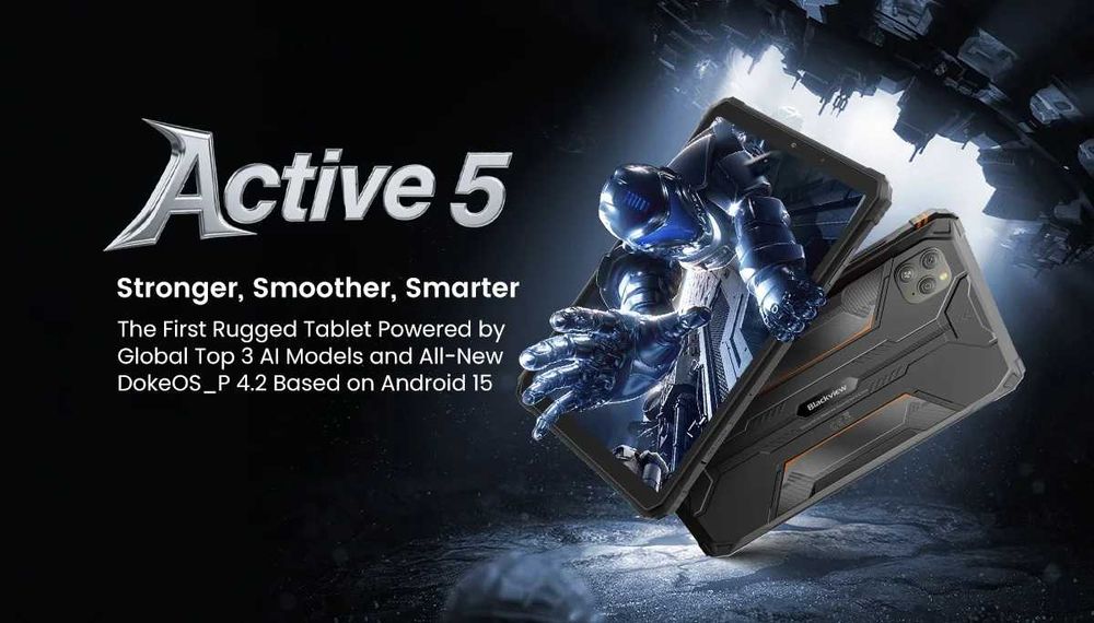Blackview Active 5 24GB RAM 128GB ROM Таблет с IP68 защита