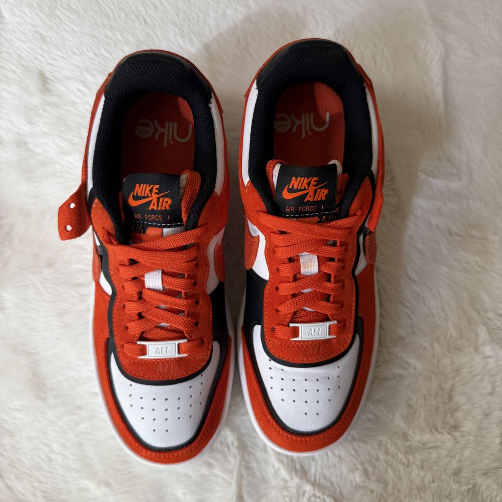 Nike Air Force 1 Shadow 'Cracked Leather - Rush Orange'