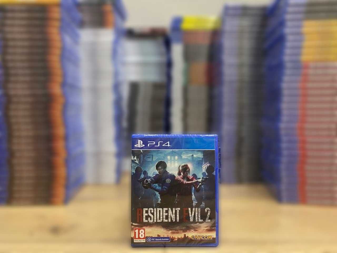 Новый Запечатанный Resident Evil 2 PS4/PS5 Большой Выбор Игр