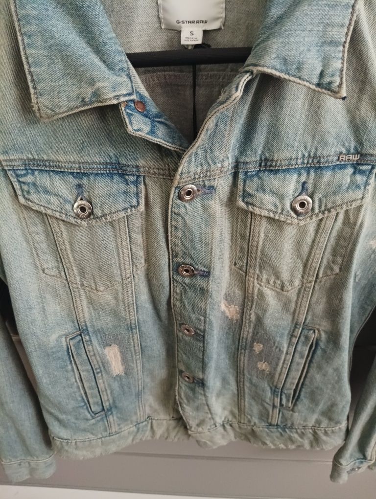 Оригинално дамско яке G-star Raw 3301 дънково Джи стар
