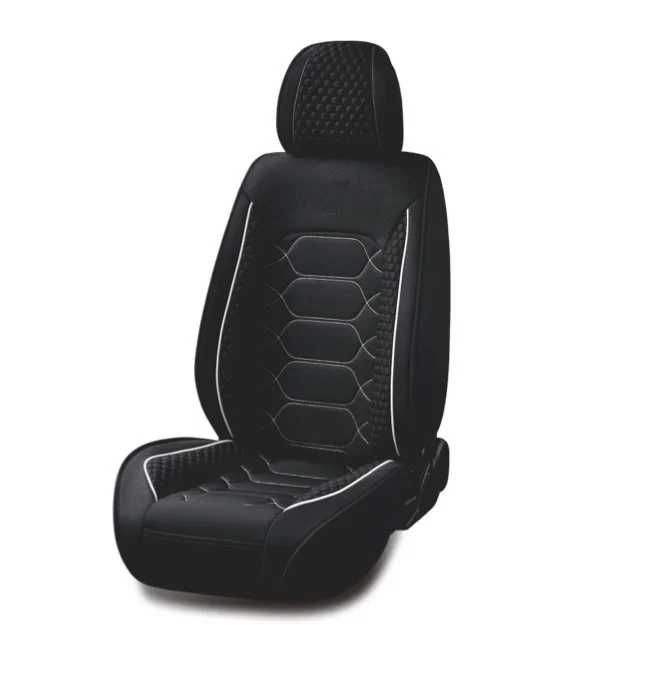 Set huse scaune auto universale, piele ecologica  fata-spate