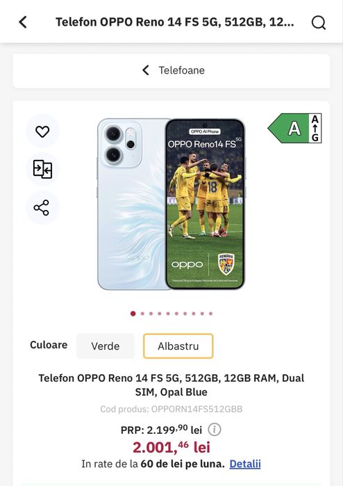 Oppo reno 14 FS