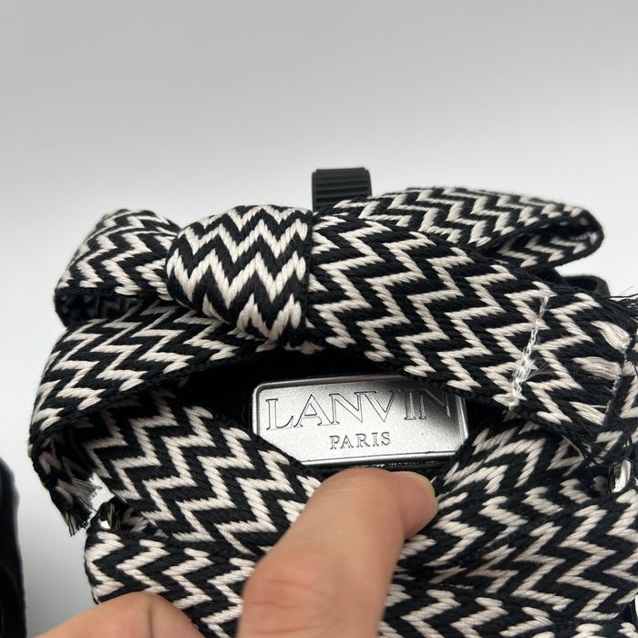 Lanvin Curb Oreo Black