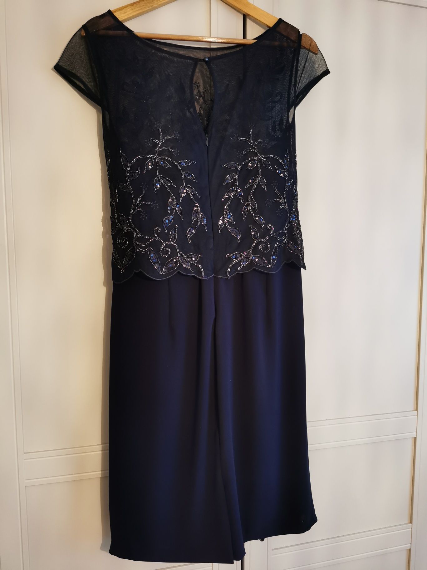 Rochie de seara, de ocazie bleumarin, mărime L
