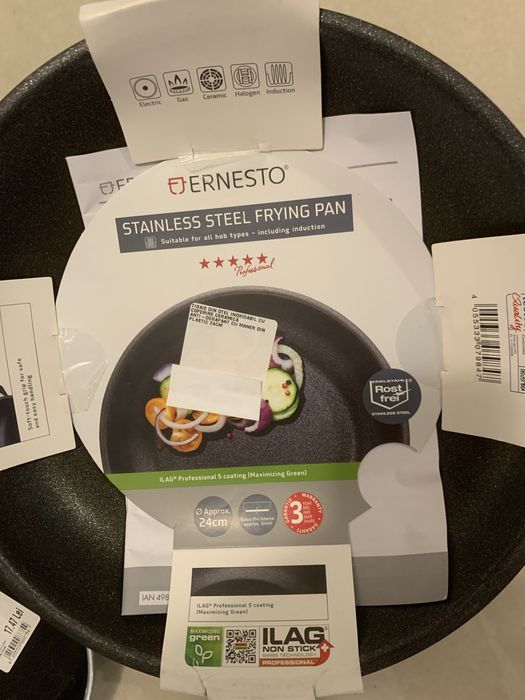 Tigaie fonta ERNESTO si tigai si wok antiaderente