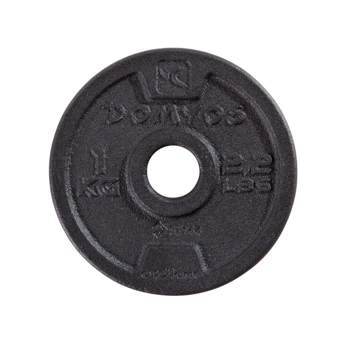 Set 1 ganteră bodybuilding 10 kg - No - produs resigilat Decathlon