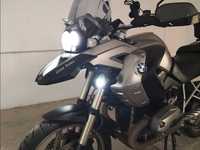 Proiectoare moto EURO bicicleta electrica scuter LED+Protectii BMW etc
