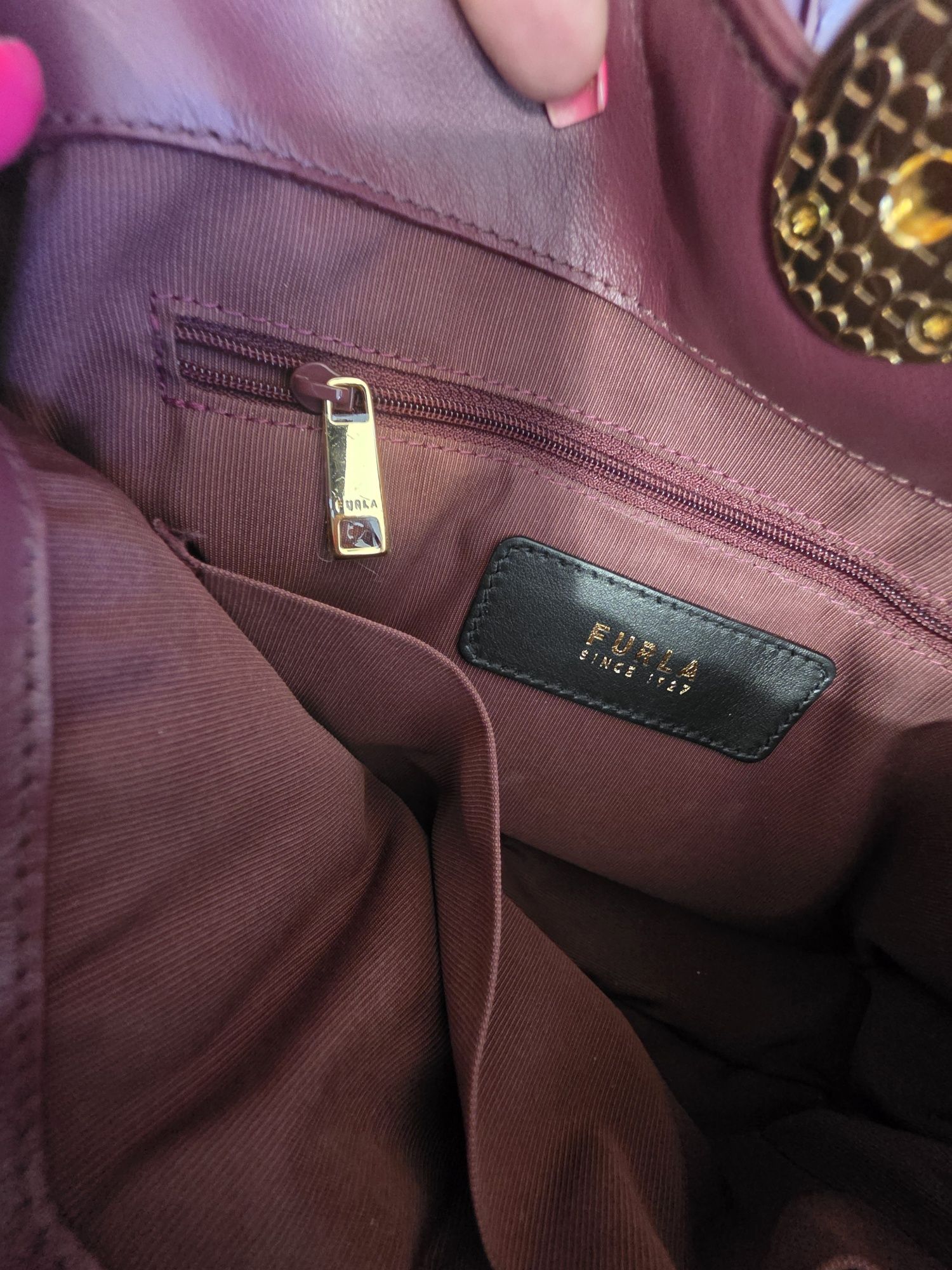 Furla Sfera Soft Ribes Red