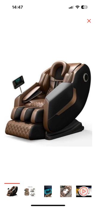 Массажное кресло HADIYA Lion dark до 150 кг 6 программ
