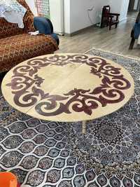 Казахский круглый стол раскладной