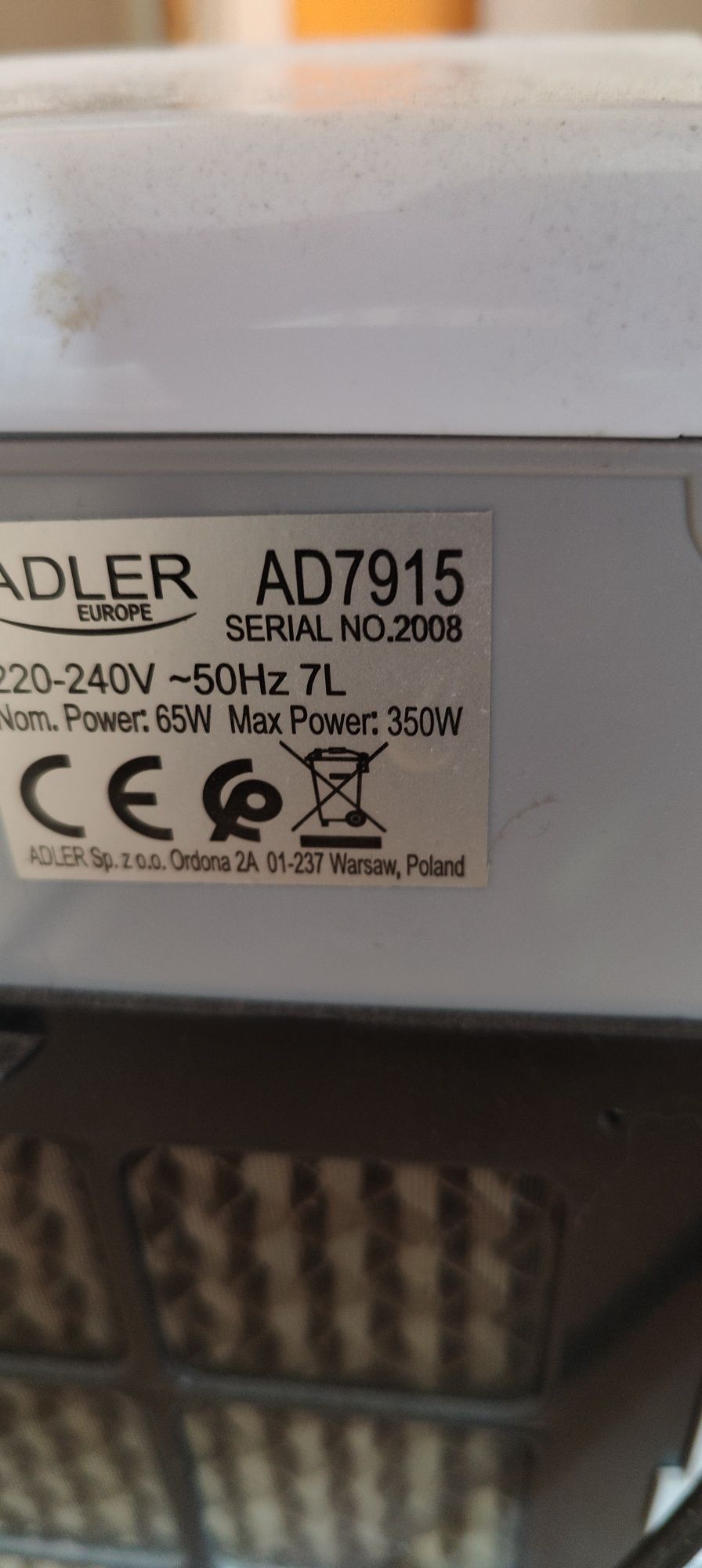 Мобилен климатик, овлажнител и пречиствател 3в1 Adler AD 7915, 350W Ma