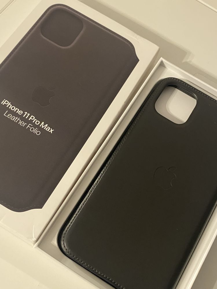 Husa originala Iphone 11 pro max piele naturala