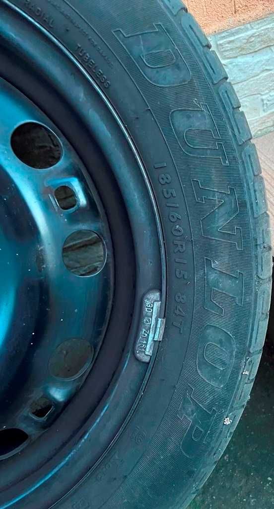 Super pret set 4 Roti  cauciucuri  + jante de vara 185/60R15 84T