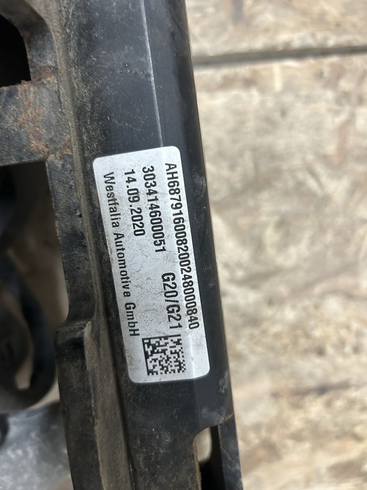 Carlig remorcare electric bmw G20 G21 seria 3 an 2019-2024