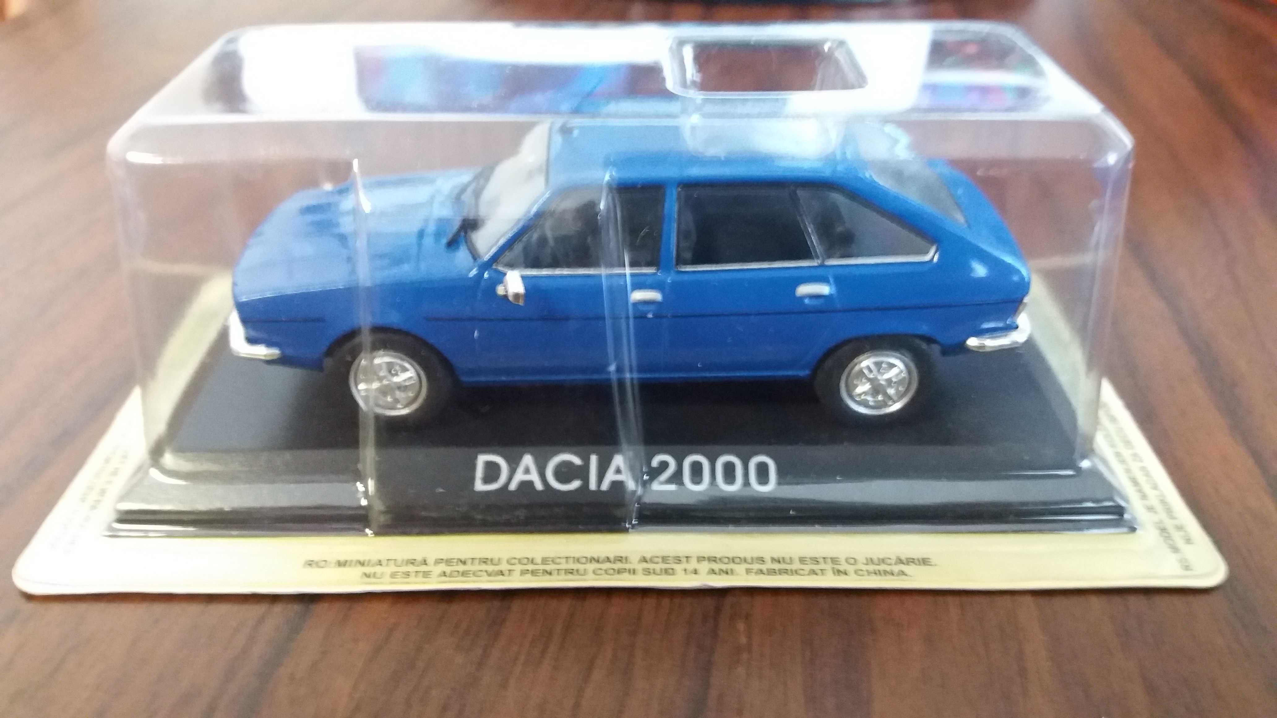 Macheta DACIA 2000 1982 - DeAgostini Masini de Legenda, 1/43, noua.