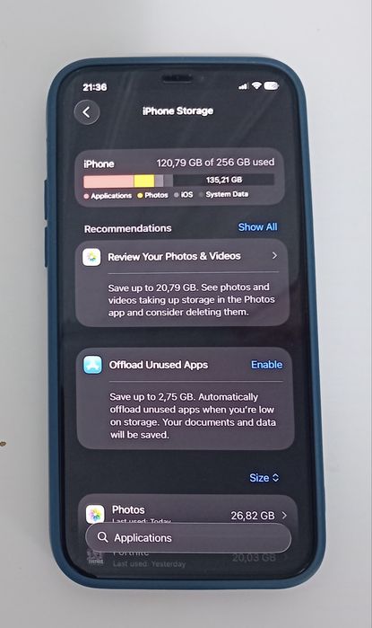IPhone 12 pro 256 gb, Gold- Cu husă și folie
