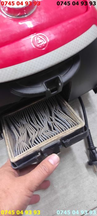 aspirator samsung VCDC15SV rosu complet cu proba